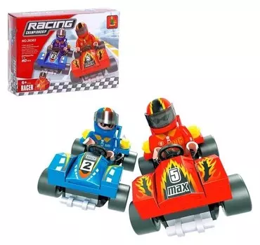 Конструктор Заезд чемпионов 80 деталей