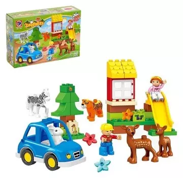 Конструктор «Зоопарк», 40 деталей