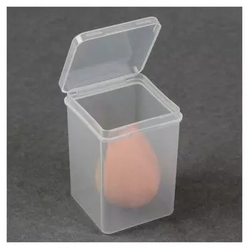 Контейнер для хранения косметических принадлежностей, 8 × 6 × 6 см, цвет прозрачный