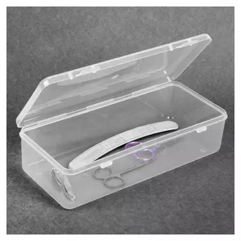 Контейнер для хранения маникюрных/косметических принадлежностей, 24,5 × 11 см, цвет прозрачный