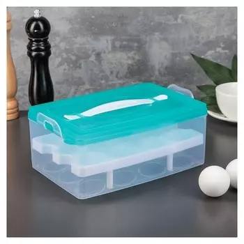 Контейнер для хранения яиц 24 ячейки, двухуровневый