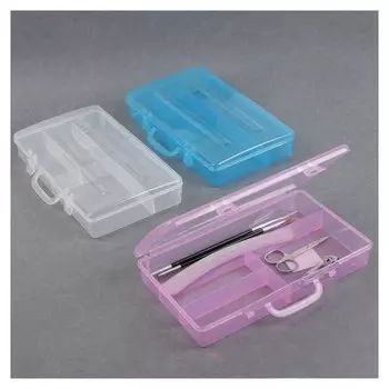Контейнер для маникюрных/косметических принадлежностей, 23 × 13,5 × 4,4 см, 4 ячейки
