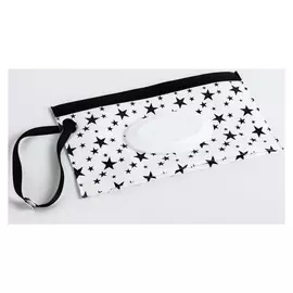 Контейнер для салфеток "Звезды на белом"