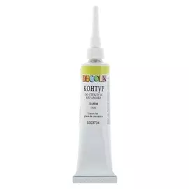 Контур по стеклу и керамике Decola, 18 мл, лайм