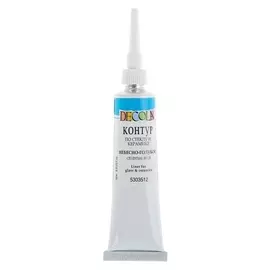 Контур по стеклу и керамике Decola, 18 мл, небесно-голубой