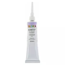 Контур по стеклу и керамике Decola, 18 мл, сиреневый