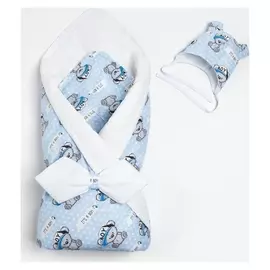 Конверт на выписку, цвет голубой