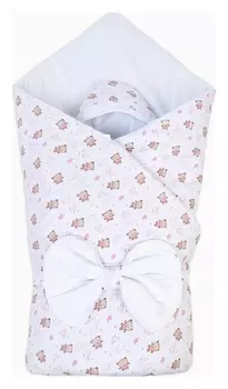 Конверт на выписку мимимишки розовый (3пред), трикотаж