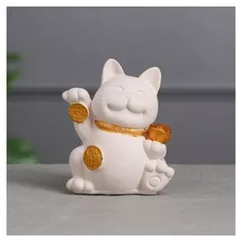 Копилка "Азиатский кот", бежевый