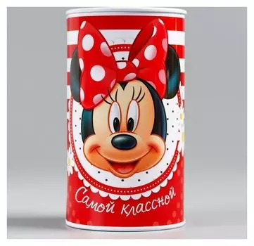 Копилка детская "Самой классной", минни маус, 6,5 х 12 см