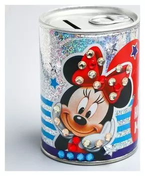 Копилка для декорирования стразами "Коплю на заветную мечту", микки маус и его друзья