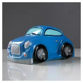 Копилка "Купер", глянец, цвет синий, 10 см