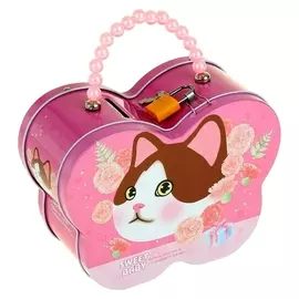Копилка металл "Сладкая кошечка" 8х13х17 см