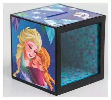 Копилка с фокусом, холодное сердце, 7 х 7 см