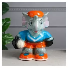 Копилка "Слон футболист", 29 см
