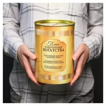 Копилка XXL "Начинающего миллионера", 20 х 15 см