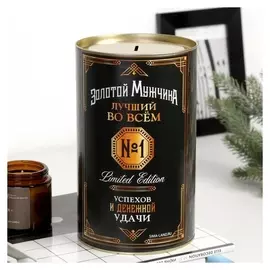 Копилка XXL «Золотой мужчина», 20 х 15 см