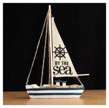 Корабль сувенирный с подсветкой 26*6*39см