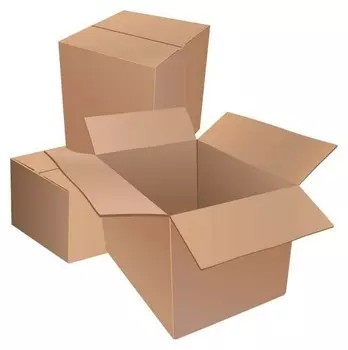 Короб 380х380х228мм картон Т23 бурый, 3-х сл., 10 шт./уп