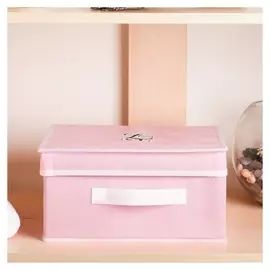 Короб для хранения с крышкой Love