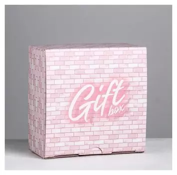Коробка‒пенал Gift Box, 15 × 15 × 7 см