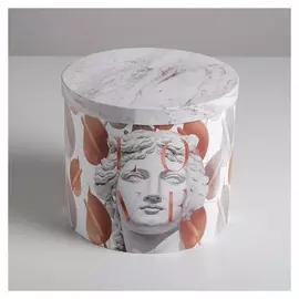 Коробка подарочная круглая «Любовь», 19,5 × 22 см