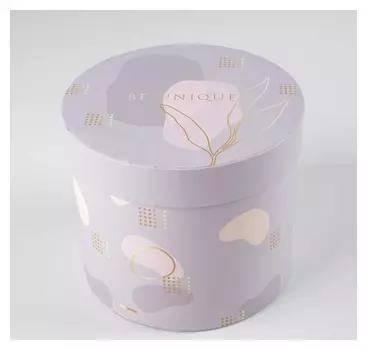 Коробка подарочная круглая «Нежный», 14 × 16 см