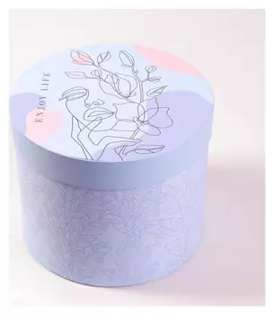 Коробка подарочная круглая «Нежный», 15 × 18 см