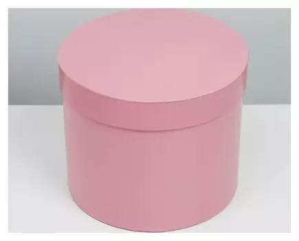 Коробка подарочная круглая «Розовый», 19.5 × 23 см