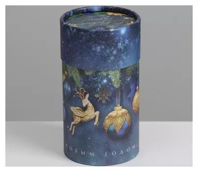 Коробка подарочная «Новогодние игрушки», 8 х 14,5 см