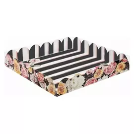 Коробка подарочная с Pvc-крышкой «Прекрасного настроения!», 35 × 35 × 6 см