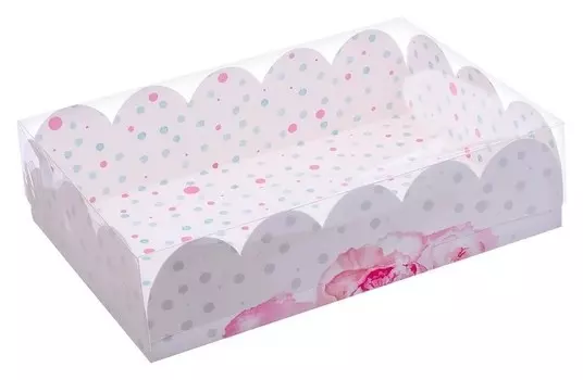 Коробка подарочная с Pvc-крышкой «Счастье ждет тебя», 20 × 30 × 8 см