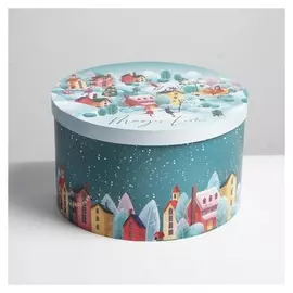 Коробка подарочная «Снежная», 25 × 25 × 15 см