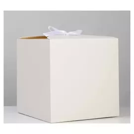 Коробка складная «Бежевая», 18 × 18 × 18 см