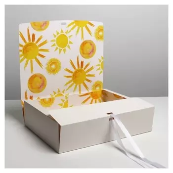 Коробка складная двухсторонняя «Коробка», 31 × 24,5 × 9 см