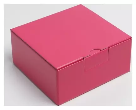 Коробка складная «Фуксия», 15 х 15 х 7 см