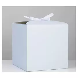 Коробка складная «Голубая», 18 × 18 × 18 см