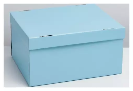 Коробка складная «Голубая», 31,2 х 25,6 х 16,1 см
