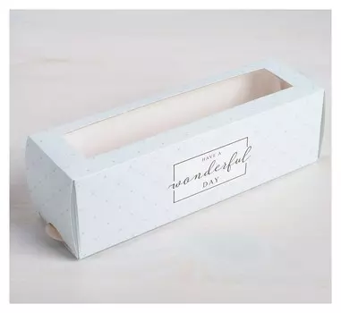 Коробка складная «Хорошего дня» 18 х 5,5 х 5,5 см.