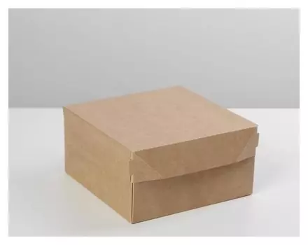 Коробка складная крафтовая 17 х 9 х 17 см