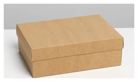 Коробка складная крафтовая 21 х 15 х 7 см