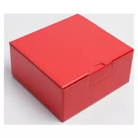 Коробка складная «Красная», 15 х 15 х 7 см