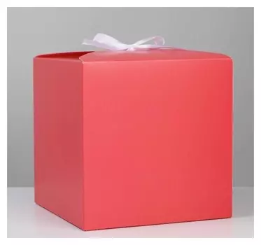 Коробка складная «Красная», 18 × 18 × 18 см