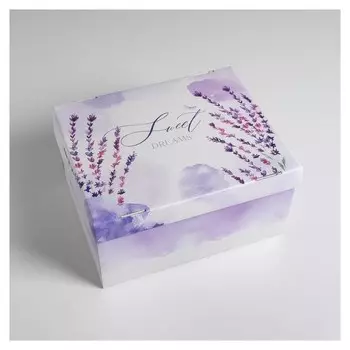 Коробка складная «Лаванда», 31,2 х 25,6 х 16,1 см