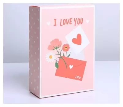 Коробка складная «Любовные письма», 16 × 23 × 7.5 см