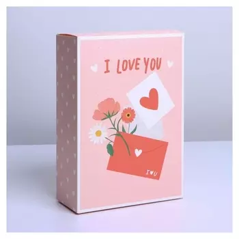 Коробка складная «Любовные письма», 22 × 30 × 10 см