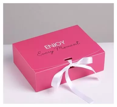 Коробка складная подарочная «Поздравляю», 16.5 × 12.5 × 5 см