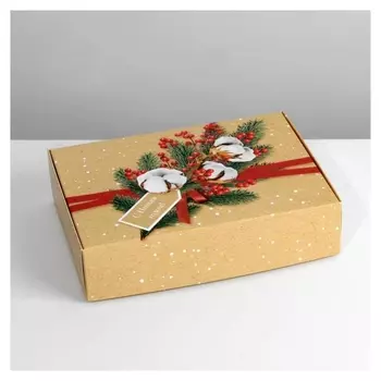 Коробка складная «Посылка», 21 × 15 × 5 см