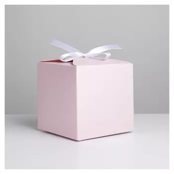 Коробка складная «Розовая», 12 × 12 × 12 см