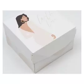 Коробка складная «С любовью», 12 × 8 × 12 см